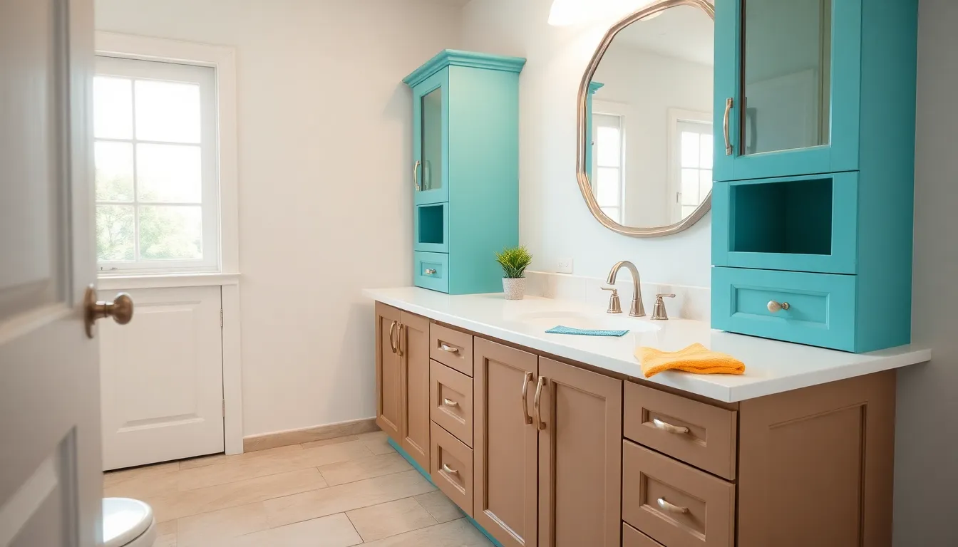 15 Stunning Ideas for Painting Bathroom Cabinets That Transform Any Space 13