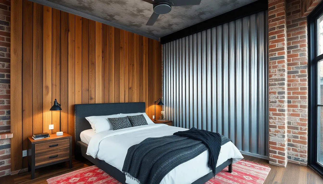 23 Industrial Bedroom Decor Ideas That Transform Your Space Into a Stylish Retreat 13