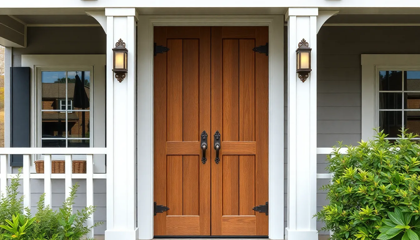 25 Modern Farmhouse Front Door Ideas That Will Transform Your Home's Curb Appeal 13