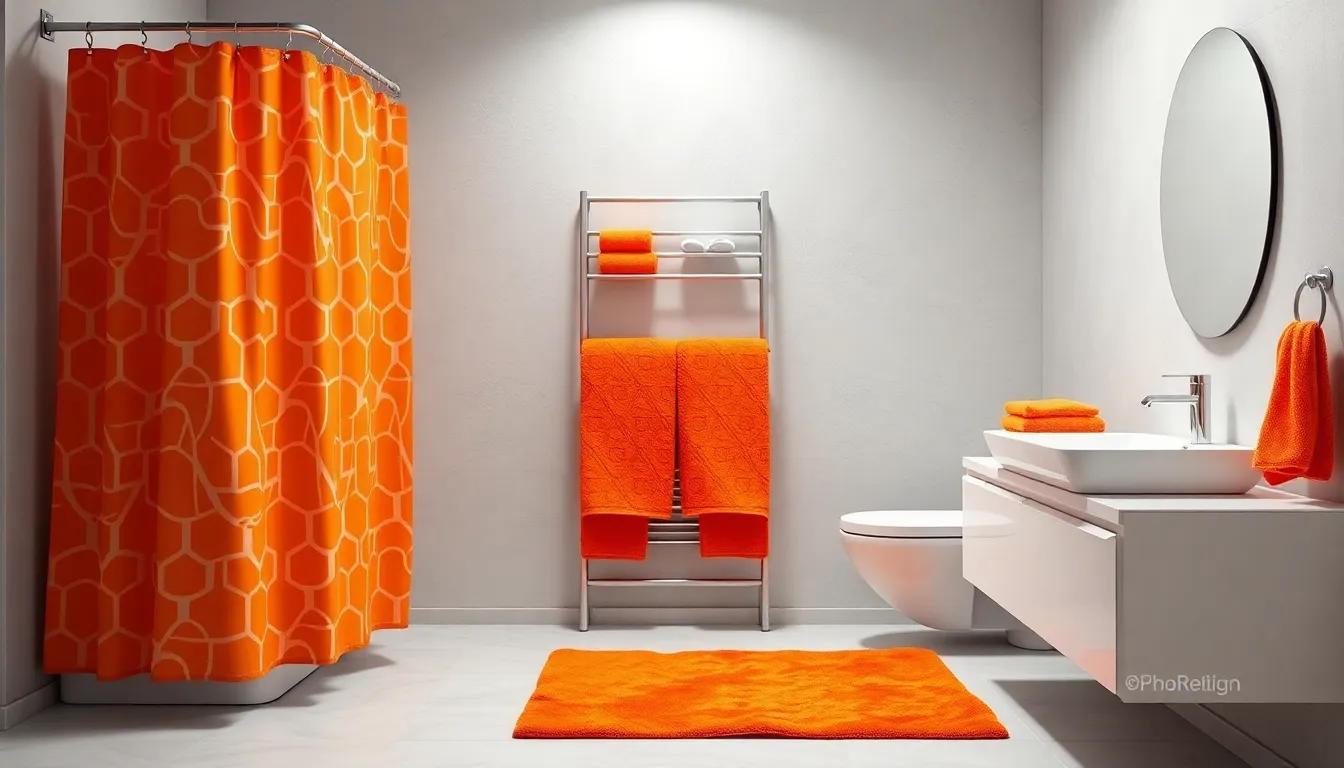 25 Stunning Orange Bathroom Ideas That Will Transform Your Space in 2025 13