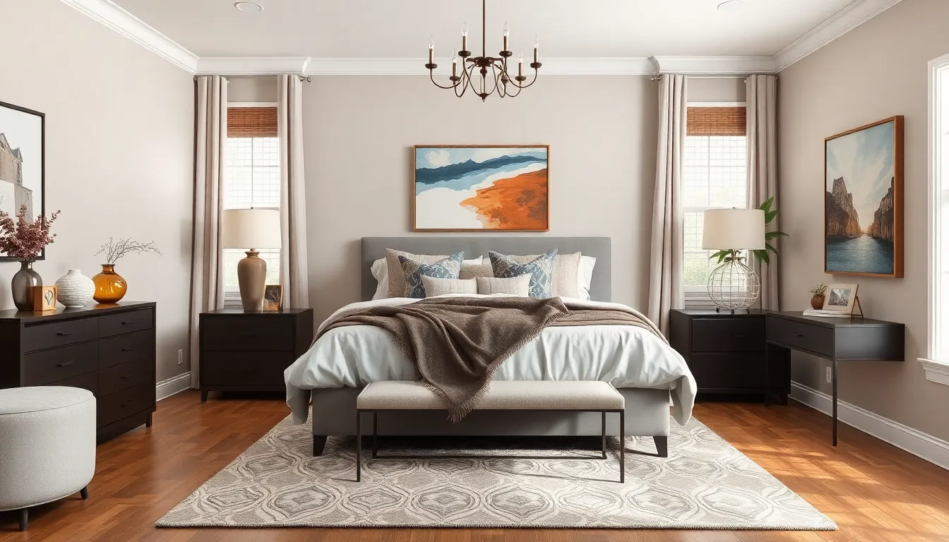 25 Stunning Transitional Bedroom Ideas That Blend Classic & Modern Style 13