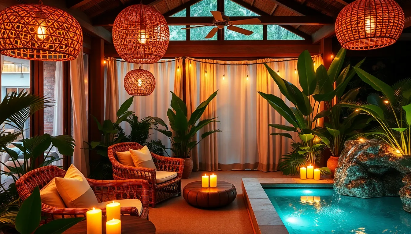 25 Tropical Living Room Ideas to Transform Your Home Into an Island Paradise 13