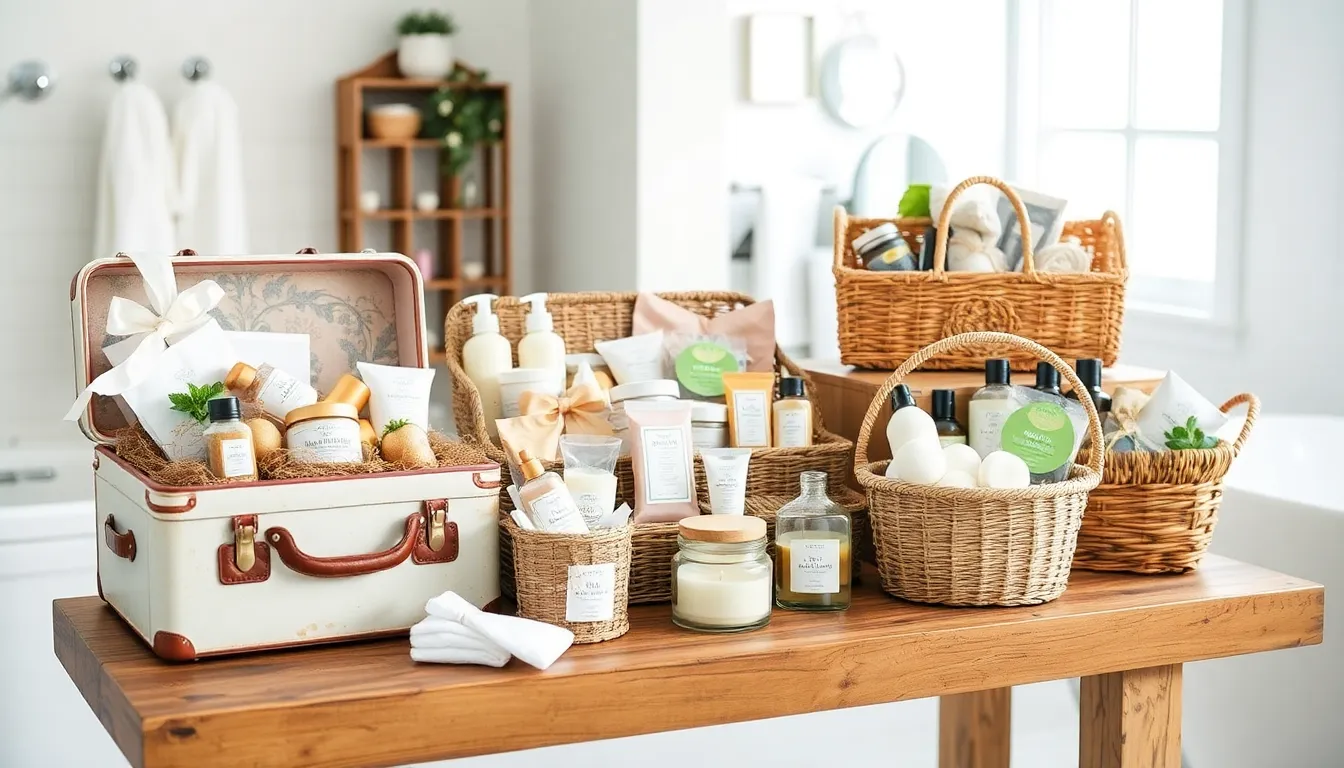 25 Bathroom Gift Basket Ideas That'll Make Anyone Feel Pampered (Budget & Luxury) 16 25 Bathroom Gift Basket Ideas That'll Make Anyone Feel Pampered (Budget & Luxury) 15