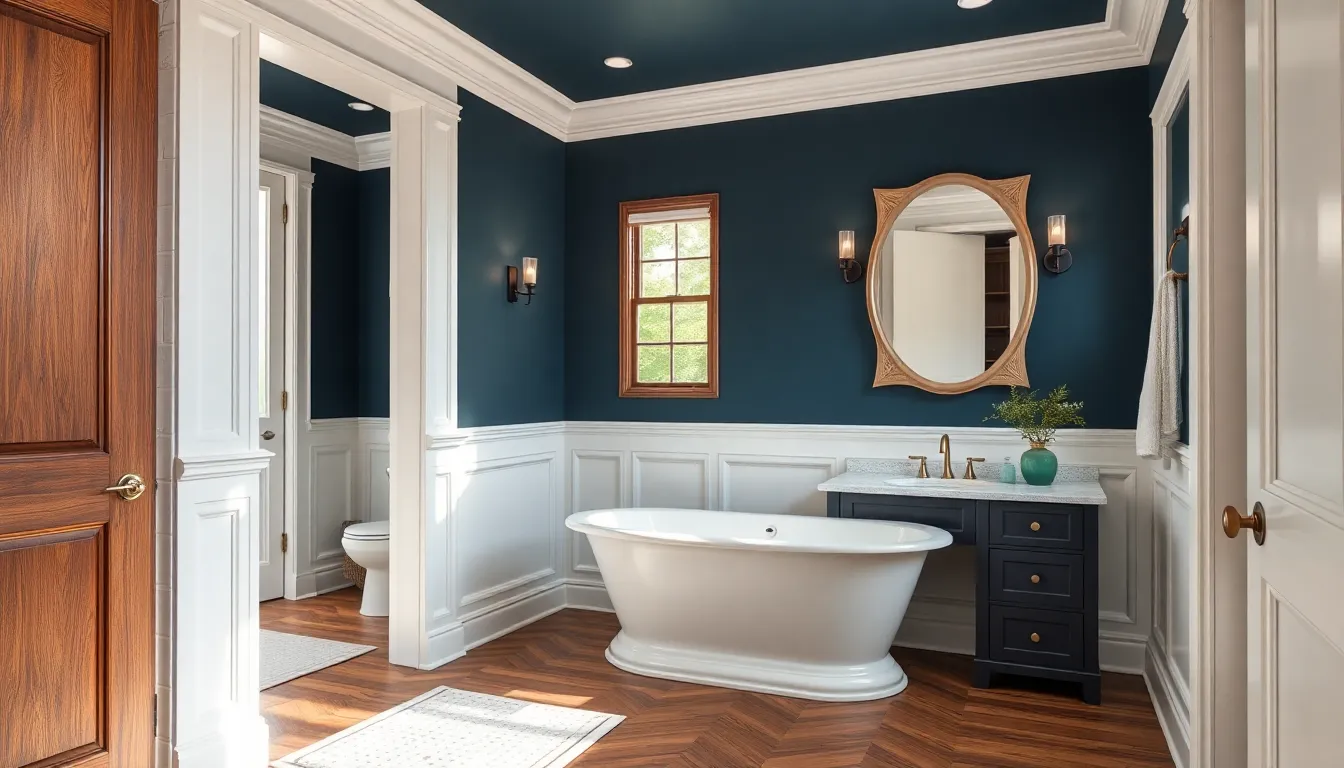25 Stunning Bathroom Molding Ideas That Transform Any Space (2025 Guide) 15