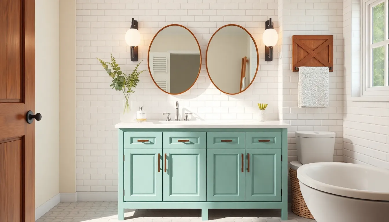 25 Stunning Bathroom Vanity Color Ideas to Transform Your Space in 2025 15