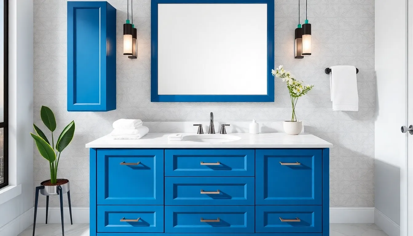 27 Stunning Blue Vanity Bathroom Ideas That Will Transform Your Space 15