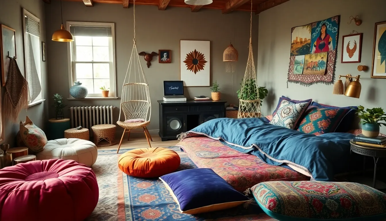 25 Eclectic Bedroom Decor Ideas That Mix Vintage, Modern & Global Style 16 25 Eclectic Bedroom Decor Ideas That Mix Vintage, Modern & Global Style 15