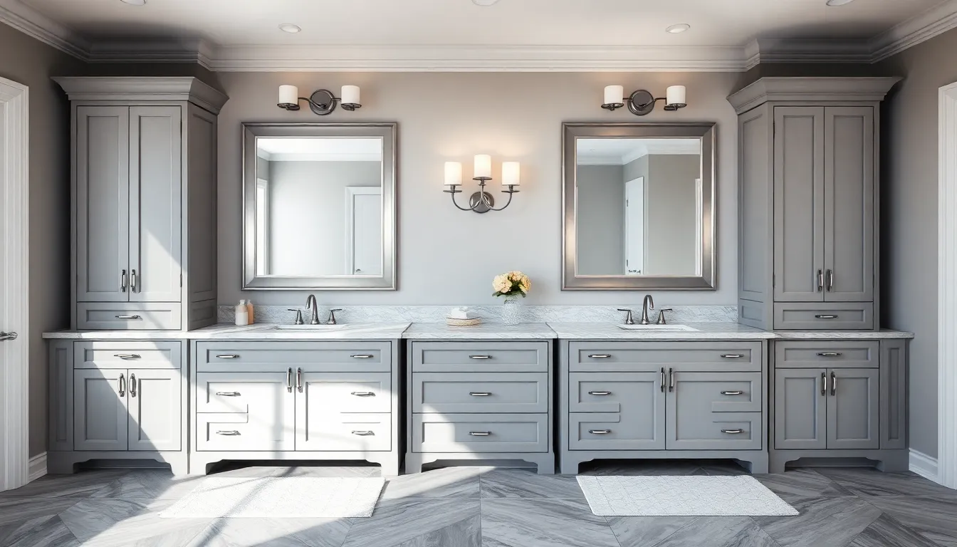 15 Stunning Grey Vanity Bathroom Ideas That Will Transform Your Space 16 15 Stunning Grey Vanity Bathroom Ideas That Will Transform Your Space 15