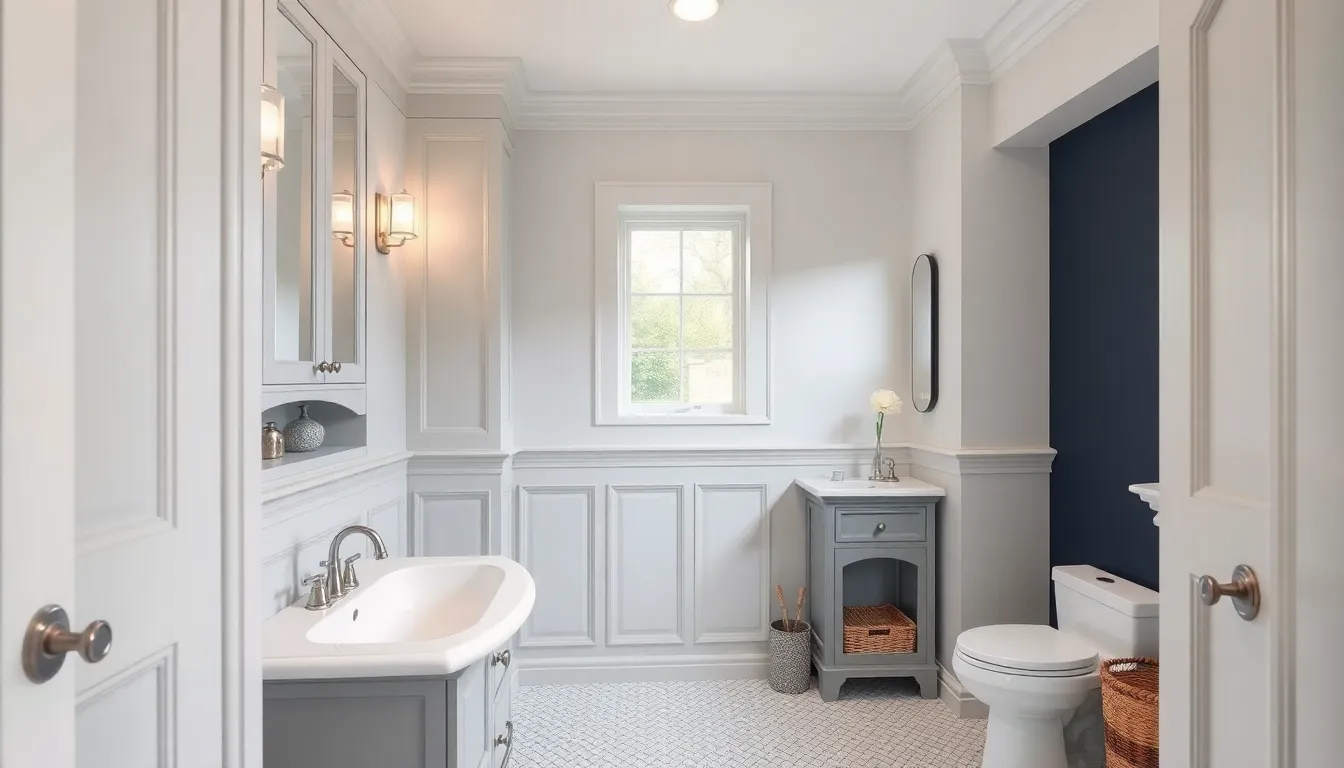 25 Brilliant Ideas for Painting a Small Bathroom That Actually Work 15