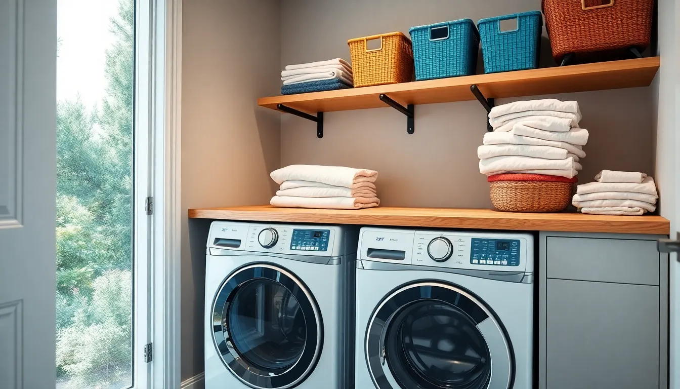 27 Brilliant Laundry Room Shelving Ideas to Maximize Your Space (2025 Guide) 15