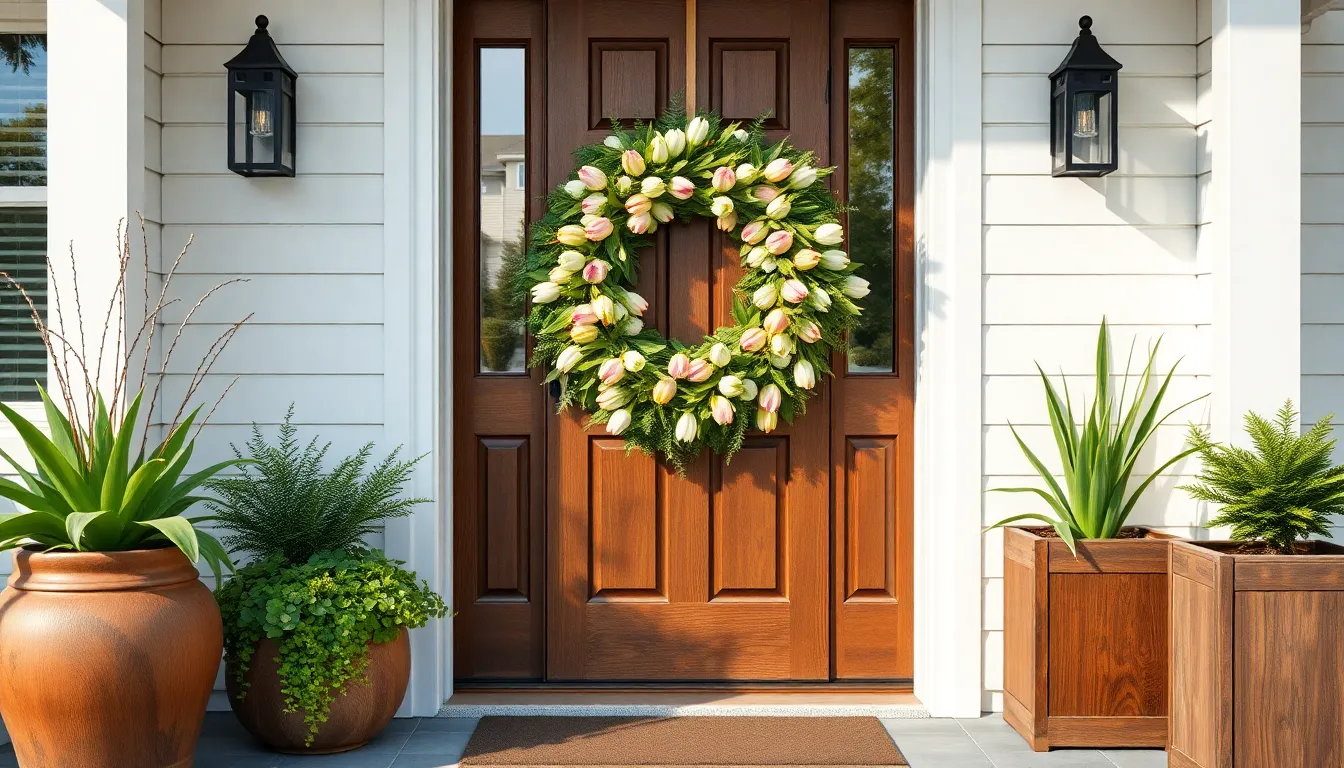 25 Modern Farmhouse Front Door Ideas That Will Transform Your Home's Curb Appeal 15
