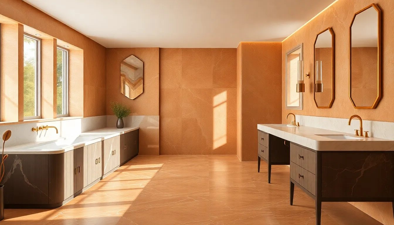 25 Stunning Orange Bathroom Ideas That Will Transform Your Space in 2025 15