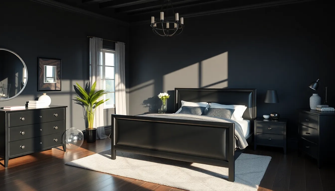 25 Stunning Black Bedroom Furniture Ideas That Will Transform Your Space 18 25 Stunning Black Bedroom Furniture Ideas That Will Transform Your Space 17