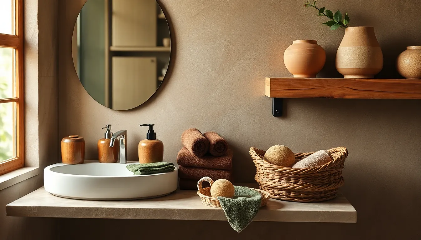 25 Stunning Earth Tone Bathroom Ideas That'll Transform Your Space Into a Spa Retreat 17