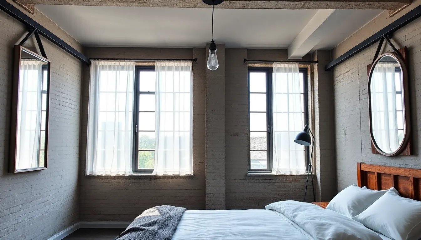 23 Industrial Bedroom Decor Ideas That Transform Your Space Into a Stylish Retreat 17