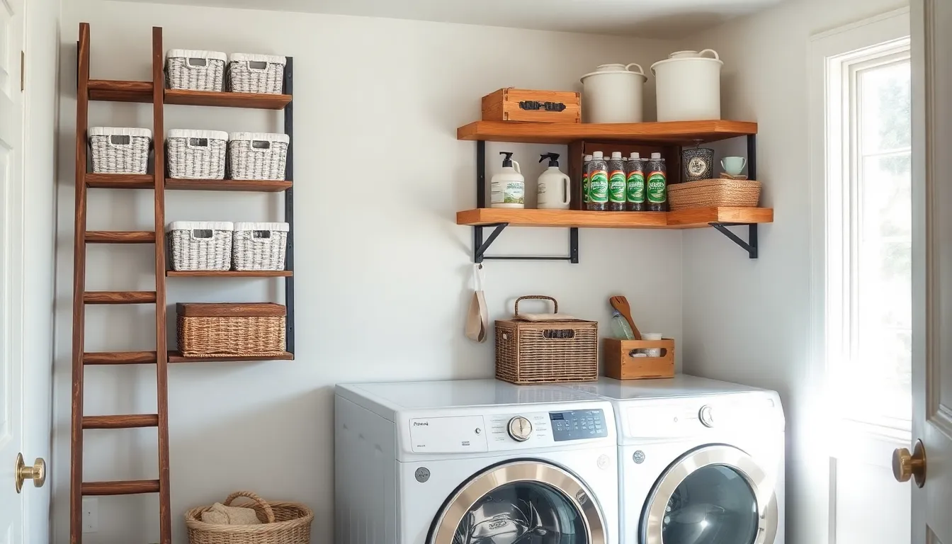 27 Brilliant Laundry Room Shelving Ideas to Maximize Your Space (2025 Guide) 17
