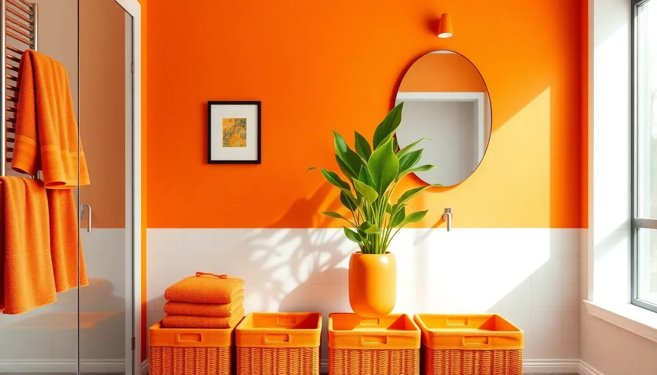 25 Stunning Orange Bathroom Ideas That Will Transform Your Space in 2025 17