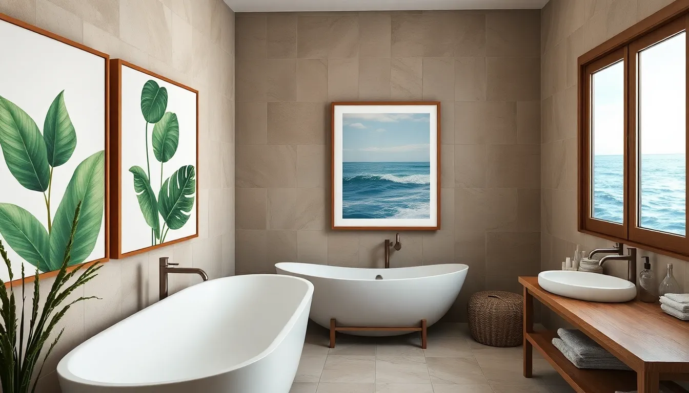 15 Stunning Art for Bathroom Ideas That Transform Any Space (Moisture-Proof!) 2 15 Stunning Art for Bathroom Ideas That Transform Any Space (Moisture-Proof!) 1