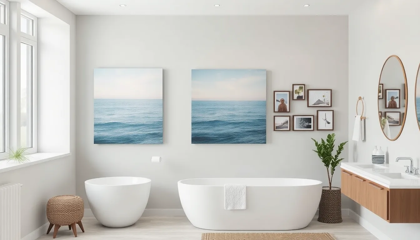15 Stunning Bathroom Artwork Ideas That Transform Your Space (Moisture-Proof!) 1