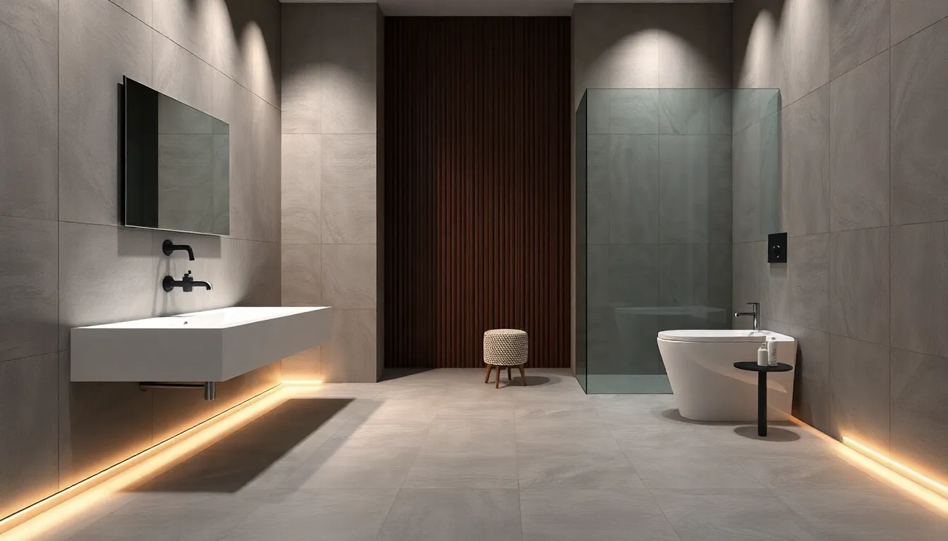 15 Stylish Bathroom Baseboard Ideas That'll Transform Your Space on Any Budget 2 15 Stylish Bathroom Baseboard Ideas That'll Transform Your Space on Any Budget 1