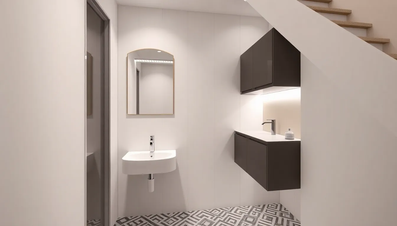 20 Brilliant Bathroom Under Stairs Ideas to Transform Your Wasted Space 1