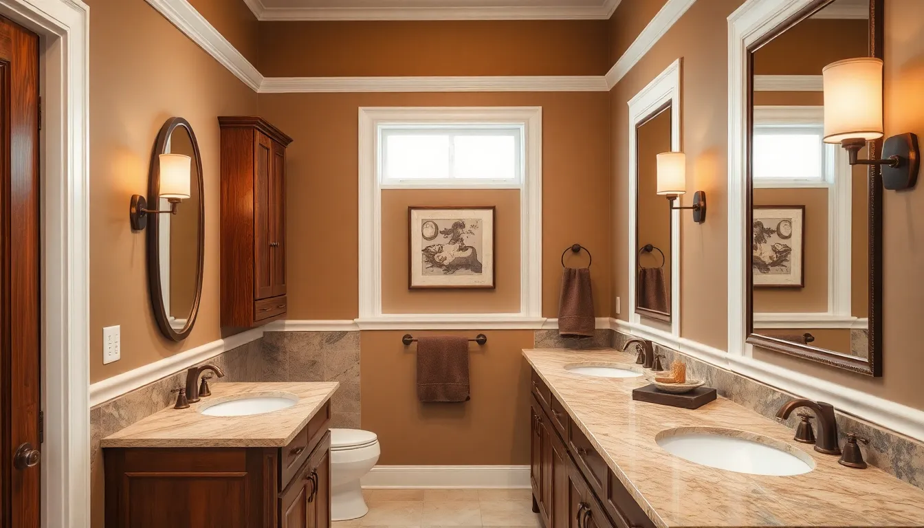 25 Stunning Brown Bathroom Ideas That Will Transform Your Space Into a Spa Retreat 1