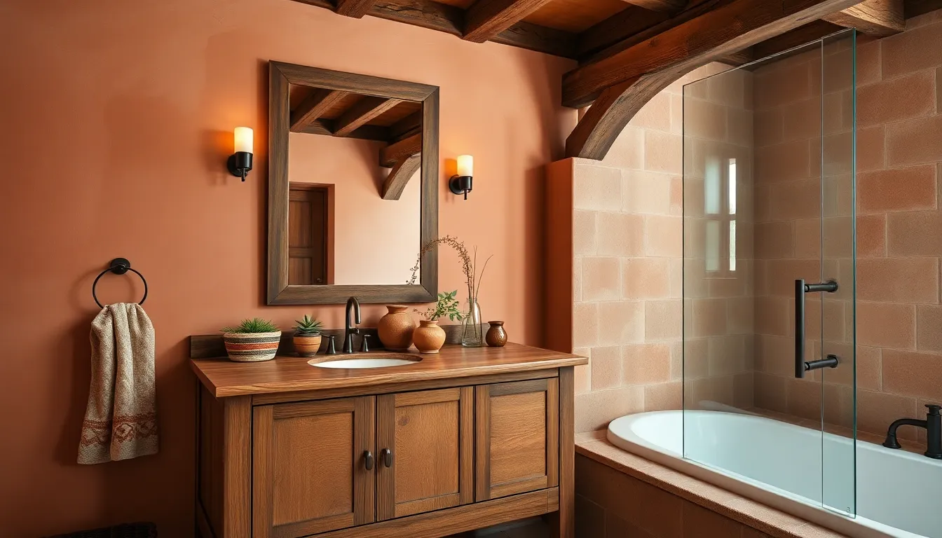 25 Stunning Earth Tone Bathroom Ideas That'll Transform Your Space Into a Spa Retreat 1