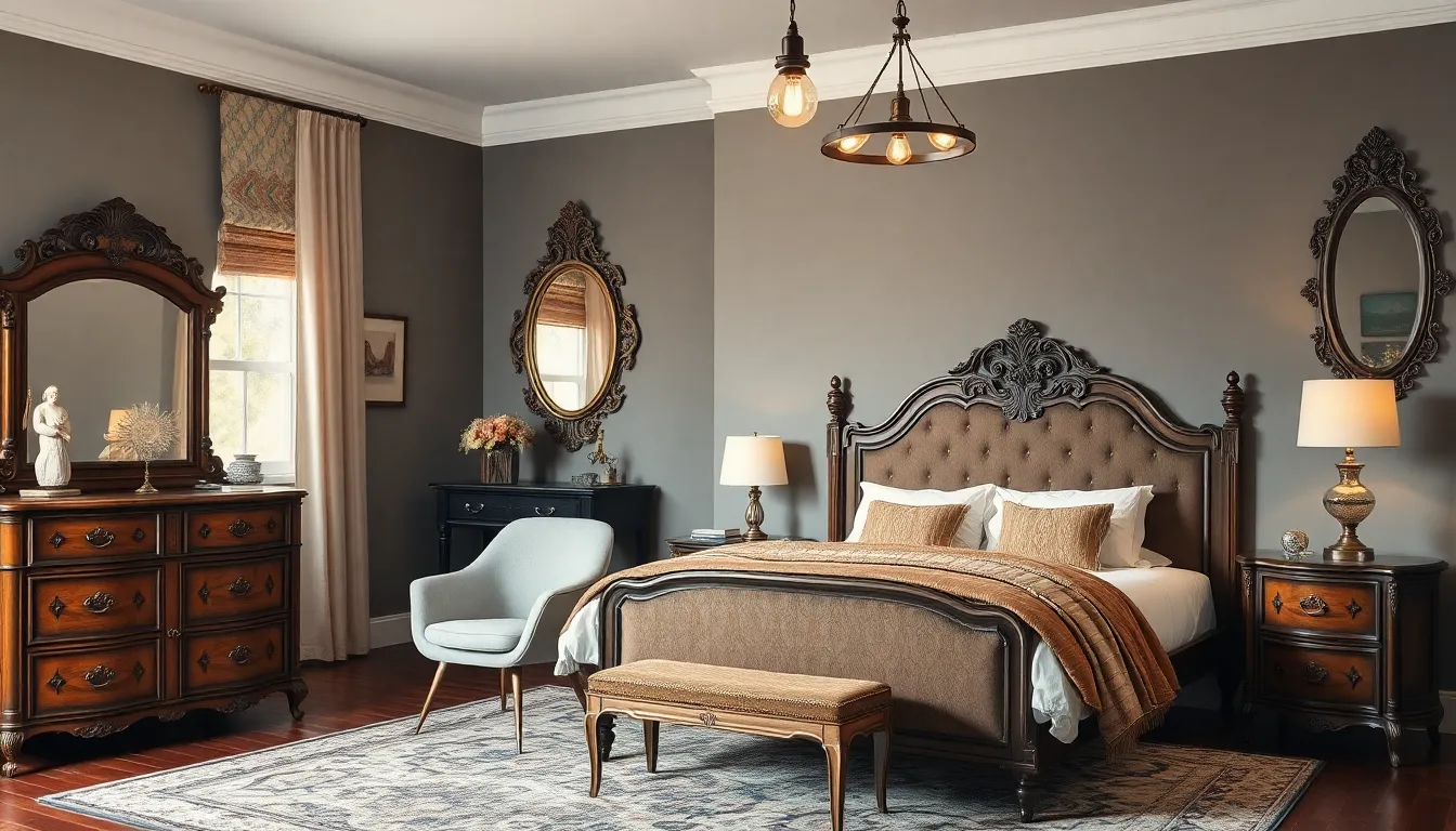 25 Eclectic Bedroom Decor Ideas That Mix Vintage, Modern & Global Style 2 25 Eclectic Bedroom Decor Ideas That Mix Vintage, Modern & Global Style 1
