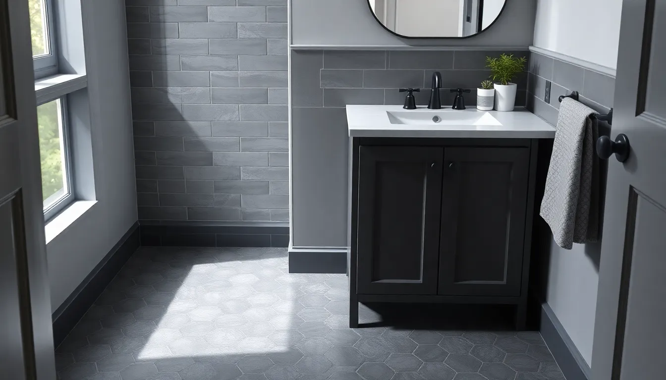 25 Stunning Grey Small Bathroom Ideas That Make Tiny Spaces Look Bigger 2 25 Stunning Grey Small Bathroom Ideas That Make Tiny Spaces Look Bigger 1
