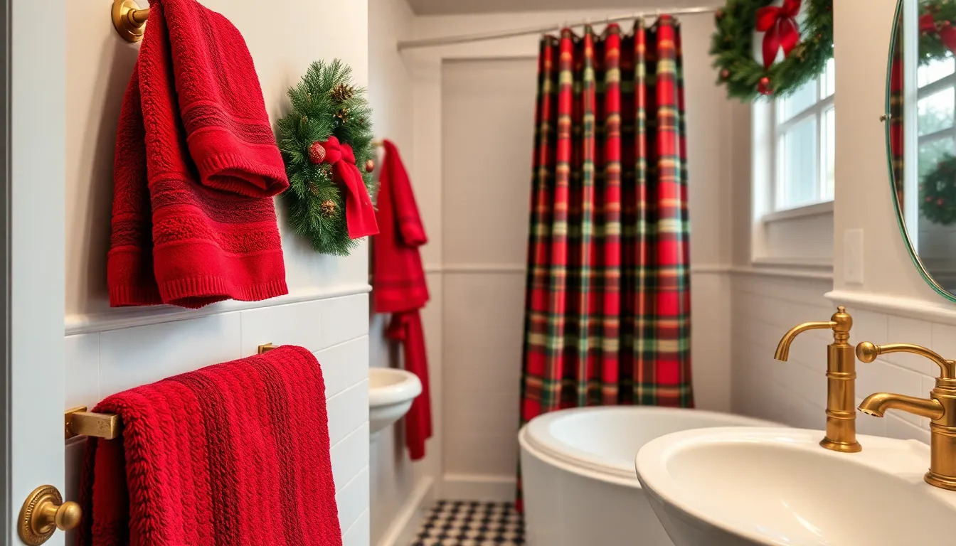 25 Creative Ideas for Decorating Your Bathroom for Christmas (Easy & Budget-Friendly!) 1