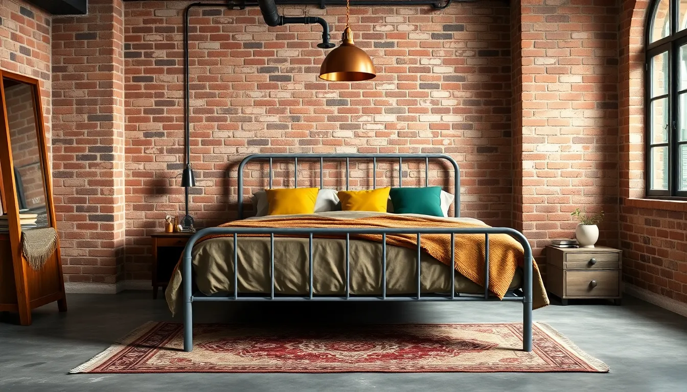 23 Industrial Bedroom Decor Ideas That Transform Your Space Into a Stylish Retreat 1