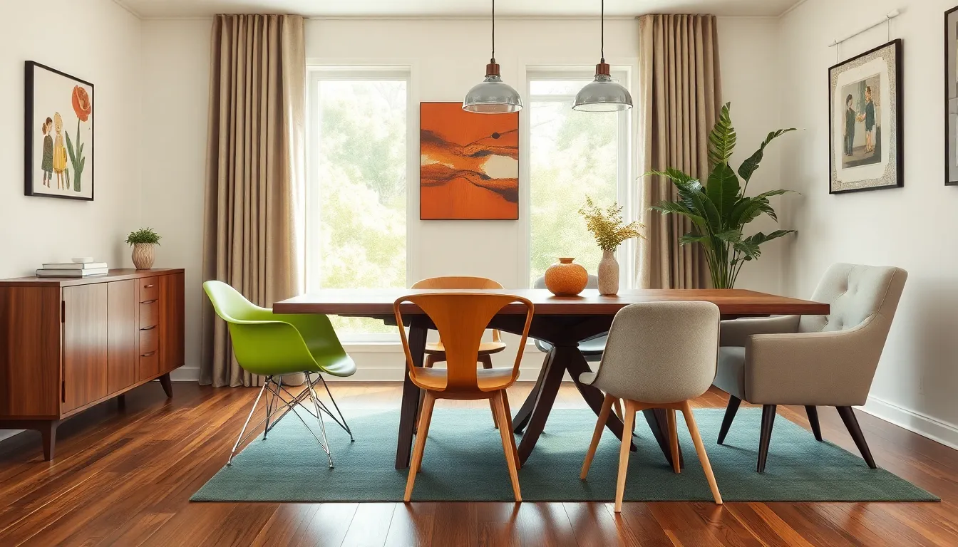 23 Mid Century Modern Dining Room Ideas That'll Transform Your Space in 2025 1