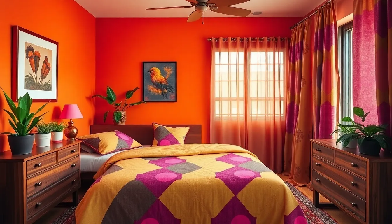 15 Groovy Retro Bedroom Decor Ideas That'll Transform Your Space on Any Budget 1