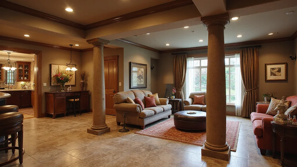 10 Basement Column Ideas for Decorative Functional Styling