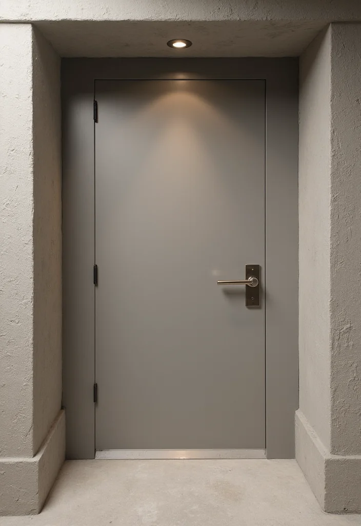 10 Basement Door Ideas Interior for Clean Practical Access 6. Hidden Doors for a Secretive Touch