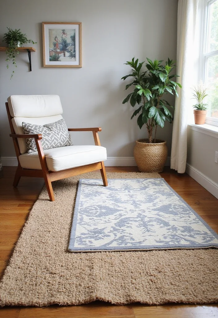 10 Basement Rug Ideas for Warm Comfortable Flooring 10. Layered Rugs for Depth