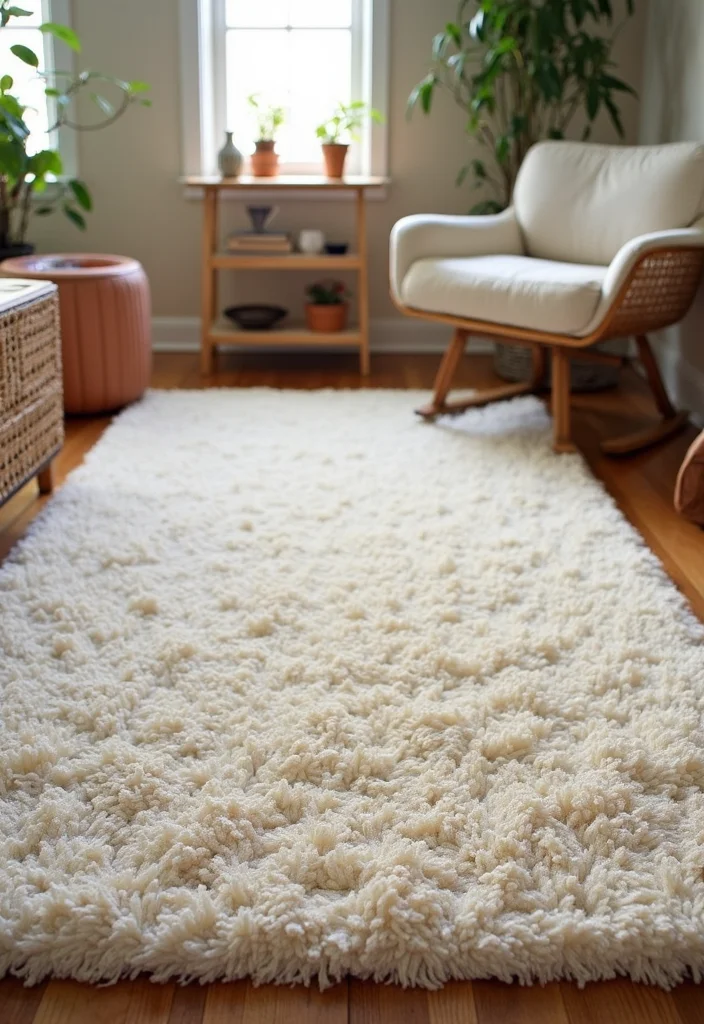 10 Basement Rug Ideas for Warm Comfortable Flooring 9. Soft Cotton Rugs