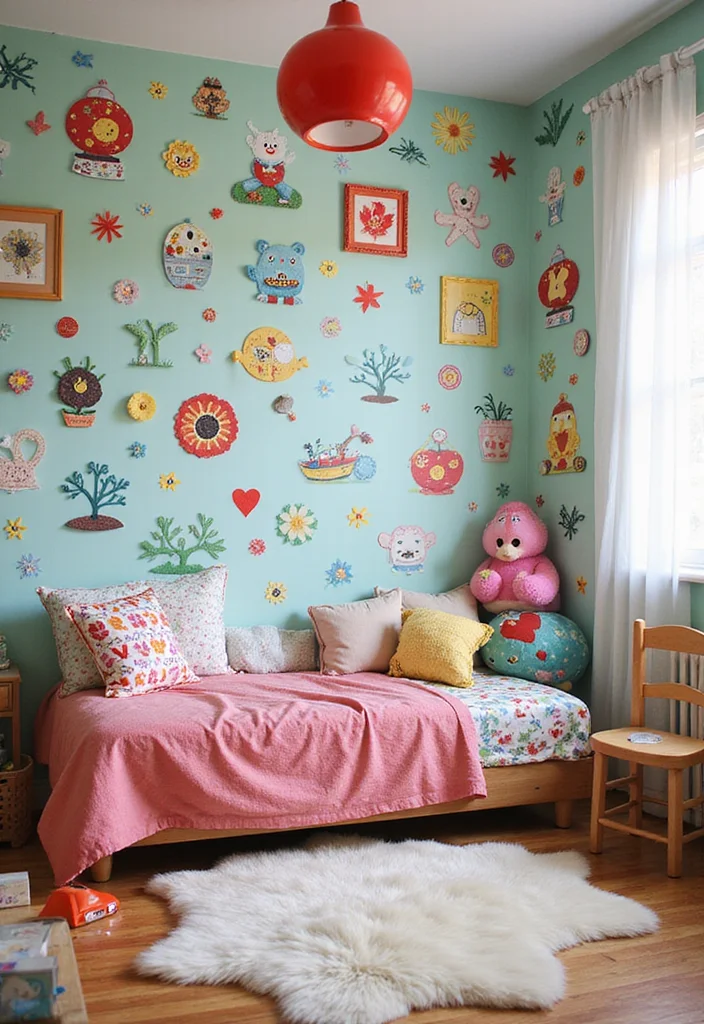10 Bloxburg Wall Decor Ideas for Cute Creative Builds - 6. Quirky Wall Decals