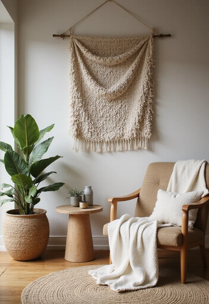 10 Bloxburg Wall Decor Ideas for Cute Creative Builds - 9. Textured Fabric Wall Hangings