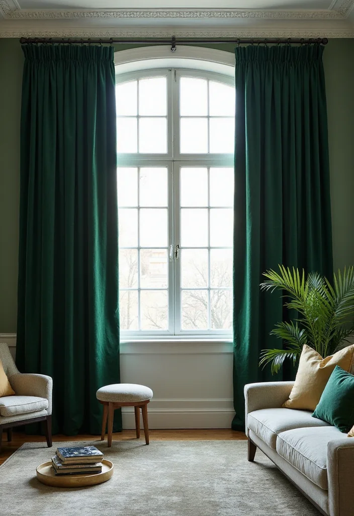 10 Four Panel Curtain Ideas for Wide Balanced Coverage 9. Eco Chic Velvet Drapes