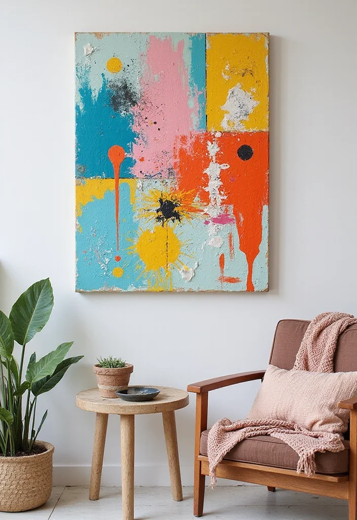 10 Hostel Wall Decor Ideas for Warm Affordable Style 3. DIY Wall Art with Personal Flair