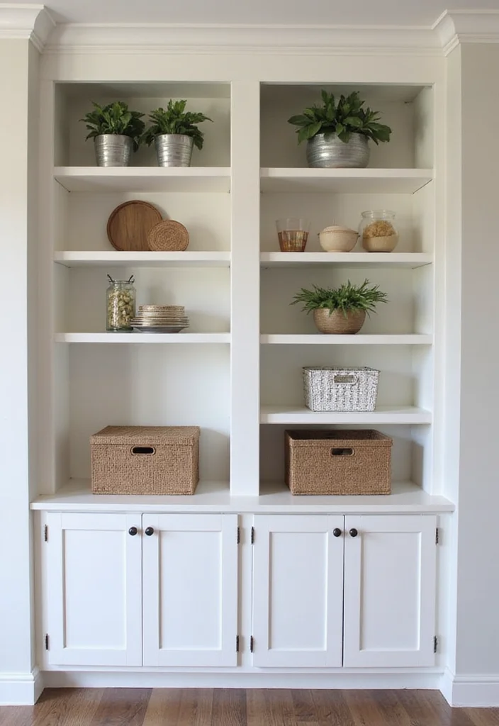 10 Indented Wall Decor Ideas for Unique Built-In Displays 100 10 Indented Wall Decor Ideas for Unique Built In Displays 10. Utilize Open and Closed Storage