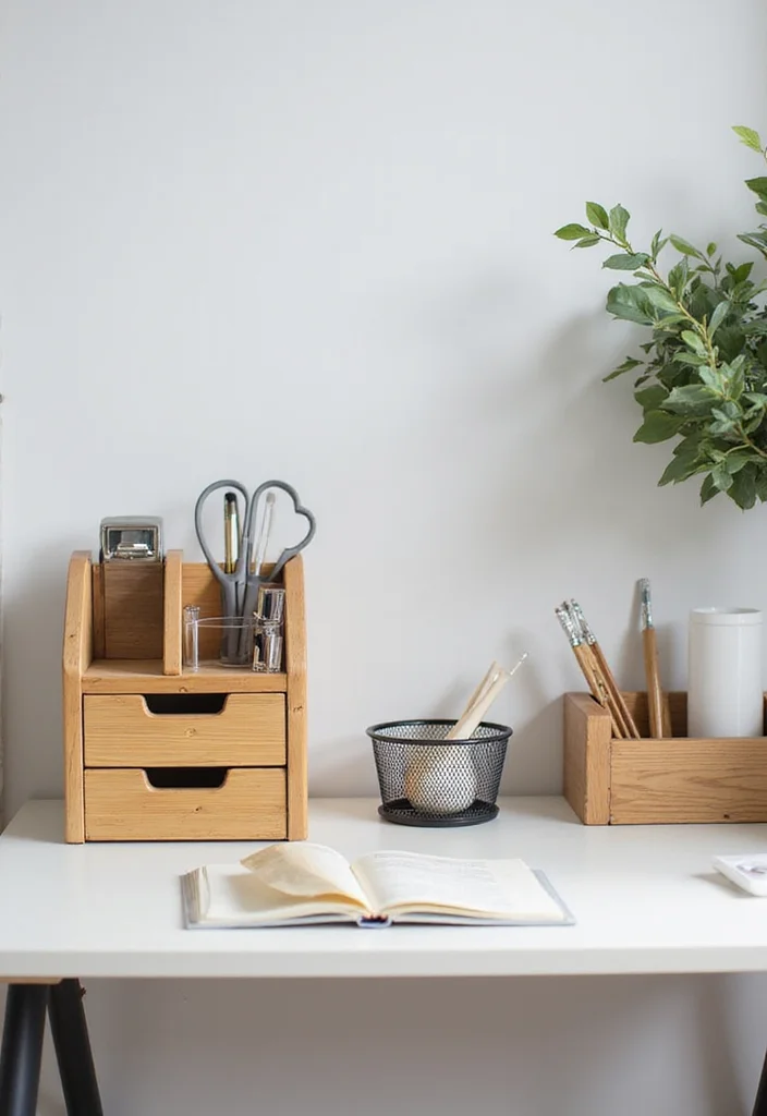 10 Nurse Office Decor Ideas for a Clean Encouraging Atmosphere 3. Functional Desk Organizers