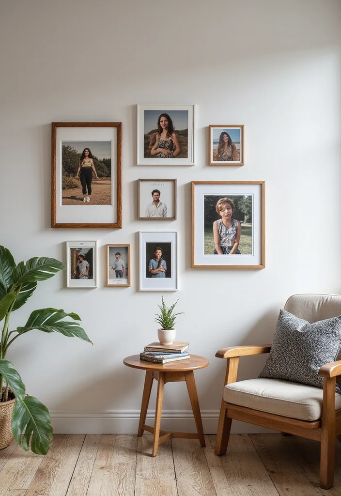 10 Polaroid Ideas Room Wall Decor for Personal Creative Touches 4. Framed Polaroids
