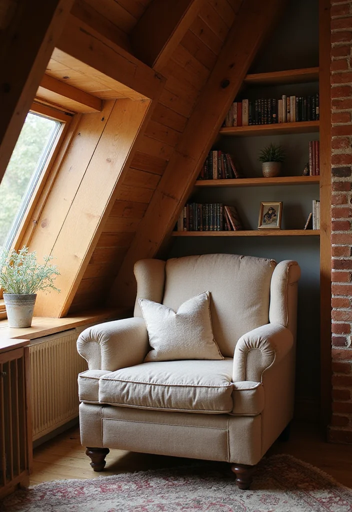 12 Attic Office Ideas for Bright Efficient Use of Space 2. Cozy Nook Retreat