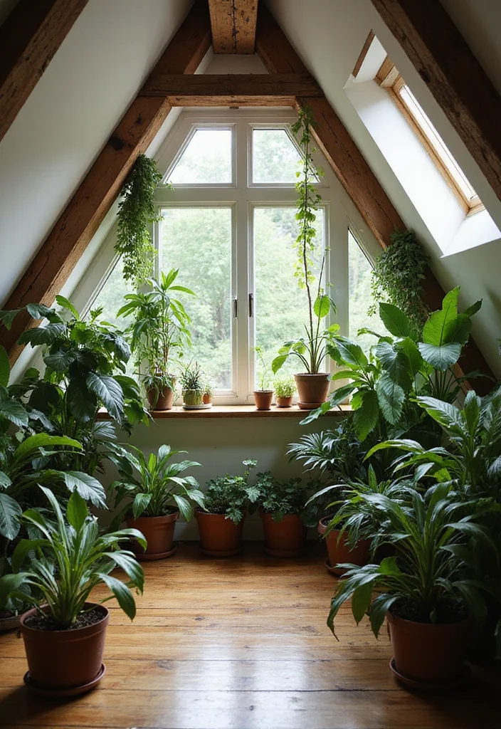 12 Attic Office Ideas for Bright Efficient Use of Space 6. The Green Office