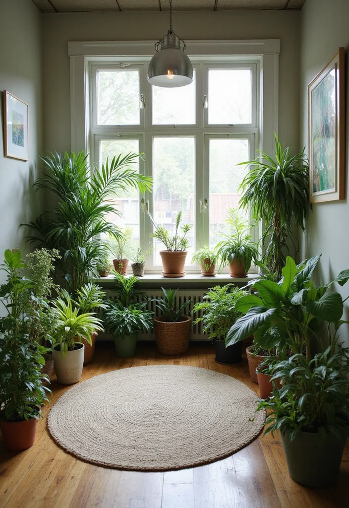 12 Basement Bedroom Ideas on a Budget for Comfortable Savings 11. Indoor Plants for Freshness