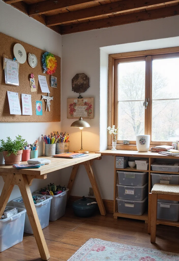 12 Basement Ideas on a Budget for Smart Affordable Updates 67 12 Basement Ideas on a Budget for Smart Affordable Updates 7. Create a Craft Corner