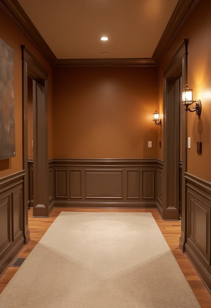 12 Basement Wall Paneling Ideas for Texture and Warmth - 9. Wainscoting for Elegance