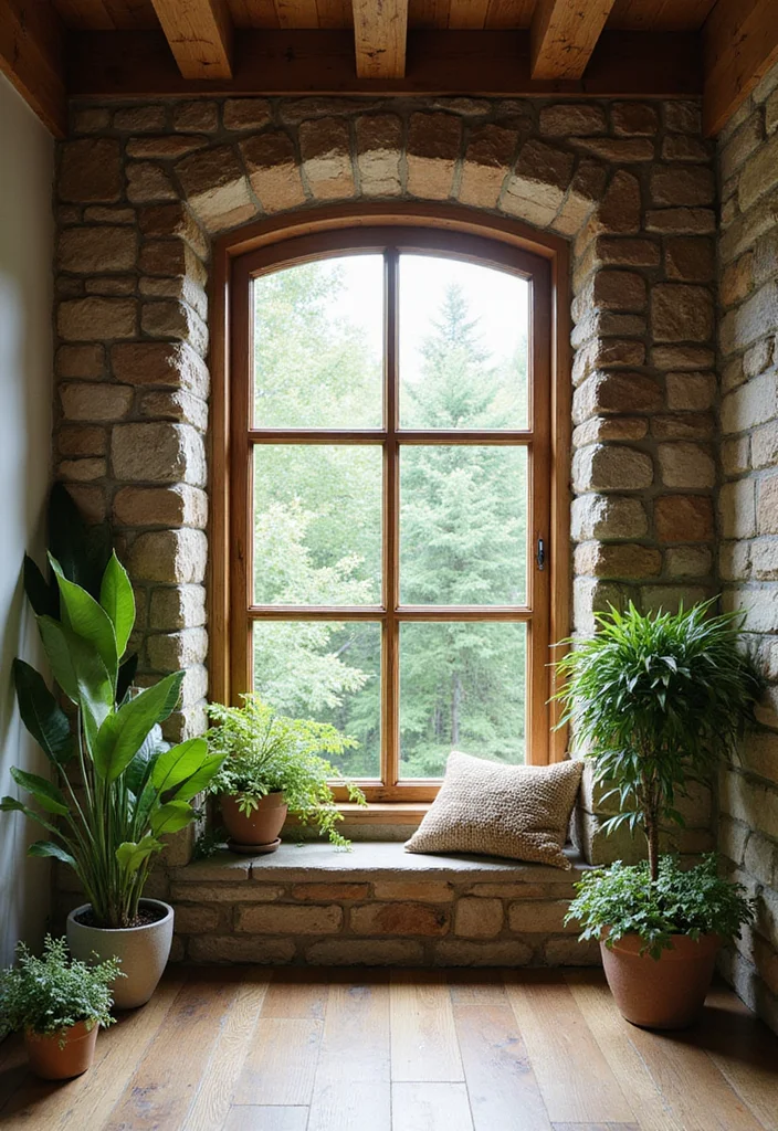 12 Basement Window Ideas for Light and Privacy Solutions 111 12 Basement Window Ideas for Light and Privacy Solutions 11. Incorporating Natural Elements